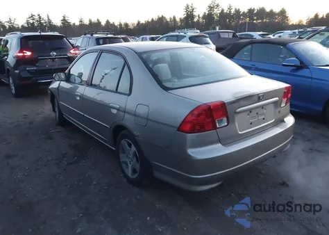 2005 Honda Civic Ex из США, поврежденный, VIN 1HGES26735L018404